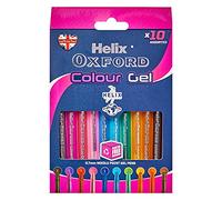 Oxford 226810 Helix - Bolígrafos de gel (10 unidades), multicolor