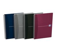 Oxford 400090614 Office Essentials - Libreta encuadernada B5 180 páginas punto 5 mm colores aleatorios