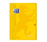Oxford 400100008 easybook - Cuaderno grapado, A4, 96 páginas 90 g grandes, cuadriculadas, amarillo