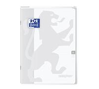 Oxford 400100013 easybook - Cuaderno grapado, A4, 96 páginas 90 g grandes, cuadriculadas, incoloro