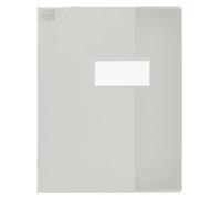OXFORD 50 protectores de cuaderno de 17 x 22 cm con solapa Marcapágina Strong Line PVC Translúcido 15/100ª incoloro