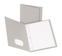 Oxford 57702 doble bolsillo carteras, color gris