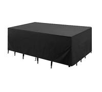 Oxford 600 - Fundas de patio impermeables de servicio pesado para muebles de exterior, 160 x 100 x 75 cm, fundas de muebles para exteriores, impermeables y resistentes al viento, anti-UV, funda