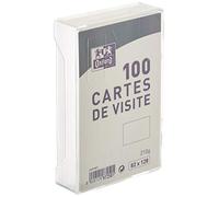 Oxford 948966 - Pack de 100 tarjetas de visita