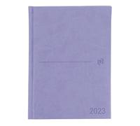 Oxford, Agenda 2023 Día por Página, Tamaño A5, Tapa Extradura Cosida, Español, Color Malva Pastel