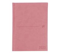 Oxford, Agenda 2023 Día por Página, Tamaño A5, Tapa Extradura Cosida, Español, Color Rosa Pastel