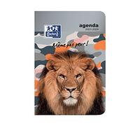 Oxford - Agenda escolar diaria Funny Pets 2017 - 2018, 1 día por página, 352 páginas, 12 x 18 cm, perro (idioma español no garantizado)