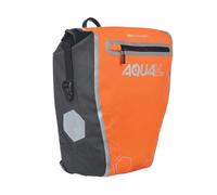 Oxford Aqua V20 - Alforja para Bicicleta de 20 litros, Impermeable, para Asiento Trasero, para Ciclismo, Viajes, equitación, Naranja, Negro, Plateado, 20 litros