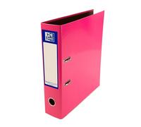 Oxford Archivador de palanca A4 de alta calidad, carpeta individual rosa, resistente