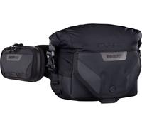 Riñonera Oxford Atlas W-3 con bolsillo adicional, negra, 3,8 l