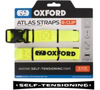 Oxford Atlas B-Clip 26mm Correas de cierre, amarillo, tamaño 80 cm