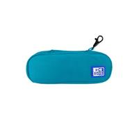 Oxford B-Hook, Estuche Escolar con Goma Elástica, Material Reciclado RPET, Color Aqua