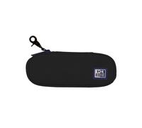 Estuche Escolar Oxford B-Hook Negro - con Gancho, Borrador de fijación para Cuaderno, Compacto, poliéster (21 x 4,8 x 8 cm)