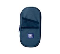 Oxford B-MAX, Estuche Escolar con Goma Elástica, Material Reciclado RPET, Color Azul Marino