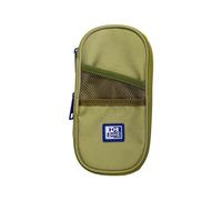 Oxford B-MAX, Estuche Escolar con Goma Elástica, Material Reciclado RPET, Color Verde Safari