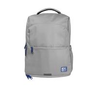 Oxford B-Out, Mochila Escolar Unisex, 30L, 42cm, Bolsillo Acolchado para Portátil, Compartimento Isotérmico, Poliéster Reciclado RPET, Color Gris