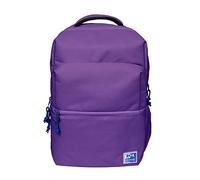 Oxford B-Ready, Mochila Escolar Unisex, 28L, 42m, Bolsillo Acolchado para Portátil, Poliéster Reciclado RPET, Color Lila