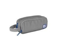 Oxford Estuche escolar B-Smart — 3 compartimentos, goma elástica, material reciclado RPET Gris
