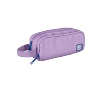 Oxford B-Smart, Estuche escolar 3 compartimentos, Goma Elástica, Material Reciclado RPET, Color Lavanda
