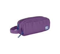 Oxford B-Smart, Estuche Escolar 3 Compartimentos, Goma Elástica, Material Reciclado RPET, Color Lila
