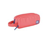 Oxford B-Smart, Estuche Escolar 3 Compartimentos, Goma Elástica, Material Reciclado RPET, Color Sandía