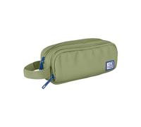 Oxford B-Smart, Estuche Escolar 3 Compartimentos, Goma Elástica, Material Reciclado RPET, Color Verde Safari