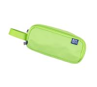 Oxford B-Smart - Estuche Extragrande con 3 Compartimentos y asa de Transporte, Color Verde Claro, Verde Claro, 22,5 x 9,5 x 8 cm, Estuche para