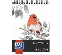 Oxford Bloc de dibujo A3, 30 hojas, 160 g, en espiral en lado corto