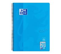 Oxford Bloc de notas Touch A4 cuadriculado con margen, 80 hojas, color azul mari