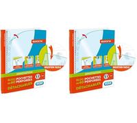 OXFORD - Bloque de 60 fundas de plástico A4 perforadas Quick'in Smooth Grosor 5/100ª incoloro (Paquete de 2)