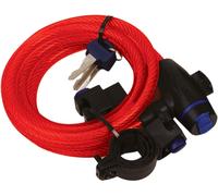 Oxford Bloqueo de cable, rojo, Talla única