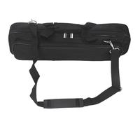 Oxford Bolsa de Tela Flauta con Esponja Engrosada Flauta Suave Forro de Terciopelo Llevar Caso Lluvia a Prueba de Golpes para 16 17 Agujero (BLACK)