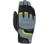 Oxford Brisbane Air Guantes de motocicleta, gris/negro, Talla S
