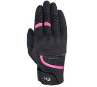 Oxford Brisbane Aire Corto Ventilado Mujer Guantes para Motocicleta Negro Rosa