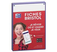 OXFORD Bristol Hoja, Papel, Púrpura, A5