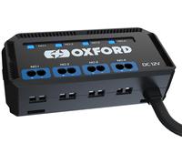 Oxford Caja de conexiones - 12V con enchufes de alimentación fusibles