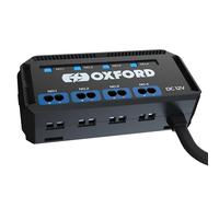 Oxford Caja de fusibles para motocicleta de 12 V con relé, cableado rápido, 4 vías, luces indicadoras y fusible de 5 A