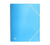 Oxford, Carpeta de Fundas Plástico A4, 30 Fundas Transparentes, Color Azul, 400167287