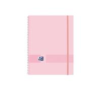 Oxford - Carpeta 40 fundas, tapa de plástico opaco, color rosa chicle