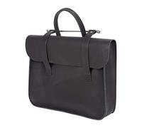 Oxford - Cartera de piel tradicional para partituras, Ebony Black