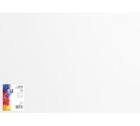 OXFORD Cartón de dibujo de 50 x 70 cm/cartón para manualidades, DIN B2, cartón B2, papel para manualidades, 225 g/m², cartón Bristol, 25 hojas, color blanco, 25 unidades