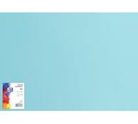 OXFORD Cartón de dibujo de 50 x 70 cm/cartón para manualidades, DIN B2, cartón B2, papel para manualidades, 225 g/m², cartón Bristol, 25 hojas, color azul claro, 25 unidades