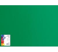 OXFORD Cartón de dibujo de 50 x 70 cm/cartón para manualidades, DIN B2, cartón B2, papel para manualidades, 225 g/m², cartón Bristol, 25 hojas, color verde oscuro, 25 unidades