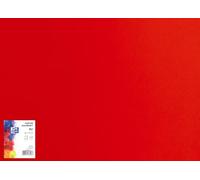 OXFORD Cartón de dibujo de 50 x 70 cm/cartón para manualidades, DIN B2, cartón B2, papel para manualidades, 225 g/m², cartón Bristol, 25 hojas, rojo oscuro, 25 unidades