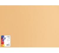 OXFORD Cartón de dibujo de 50 x 70 cm/cartón para manualidades, DIN B2, cartón B2, papel para manualidades, 225 g/m², cartón Bristol, 25 hojas, color marrón claro, 25 unidades