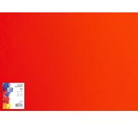 OXFORD Cartón de dibujo de 50 x 70 cm/cartón para manualidades, DIN B2, cartón B2, papel para manualidades, 225 g/m², cartón Bristol, 25 hojas, color rojo, 25 unidades