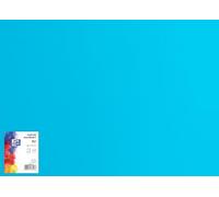 OXFORD Cartón de dibujo de 50 x 70 cm/cartón para manualidades, DIN B2, cartón B2, papel para manualidades, 225 g/m², cartón Bristol, 25 hojas, color azul, 25 unidades