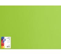 OXFORD Cartón de dibujo de 50 x 70 cm/cartón para manualidades, DIN B2, cartón B2, papel para manualidades, 225 g/m², cartón Bristol, 25 hojas, color verde claro, 25 unidades