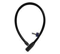 Oxford - Cierre de Cable para Bicicletas (de Llave, hasta 70 cm), Color Negro