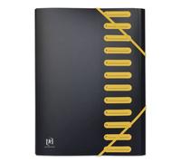 Conqueant - Lote de 10 cuadernos clásicos A4 grandes cuadros, 96 páginas, grapadas, tapa de polipropileno, incolora